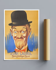 Vintage Movie Print Stan Laurel