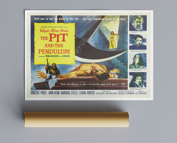Vintage Movie Print The Pit And The Pendulum