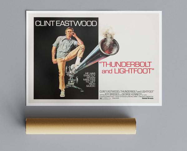 Vintage Movie Print Thunderbolt And Lightfoot No2