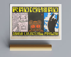 Vintage Music Print Radiohead Mitchell Pavilion