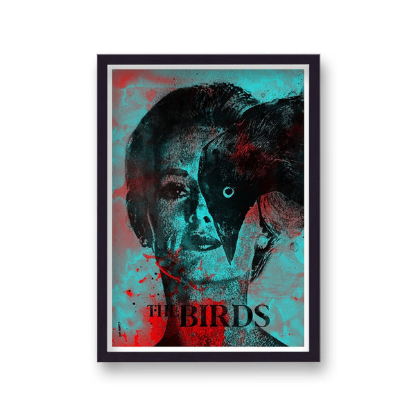Hitchcock The Birds V5 Reworked Movie Poster