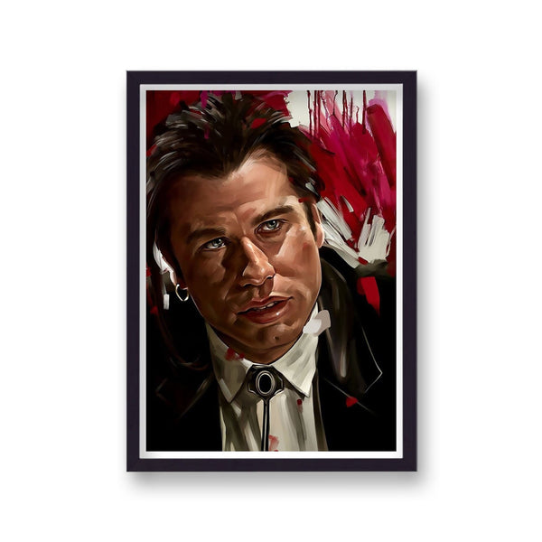 Vincent Vega Talking To Mia Wallace Pulp Fiction Alternative Movie Poster
