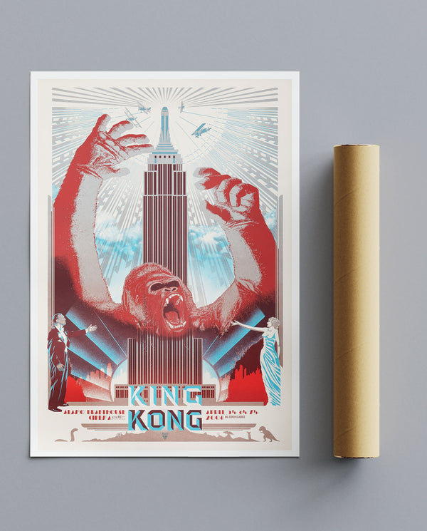 Reimagined Movie Print King Kong