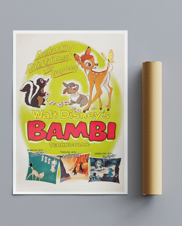 Vintage Movie Print Bambi No2
