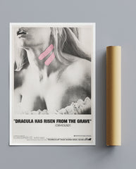 Vintage Movie Print Dracula Has Risen From The Grave
