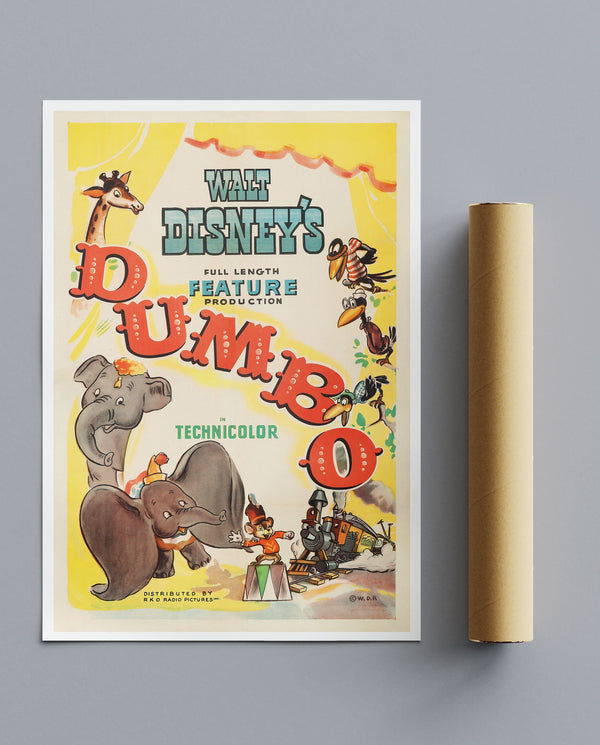 Vintage Movie Print Dumbo No1