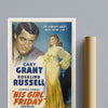Vintage Movie Print His Girl Friday