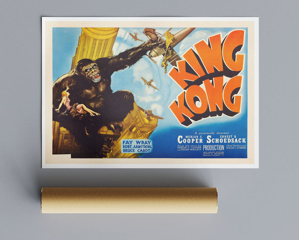 Vintage Movie Print King Kong No1