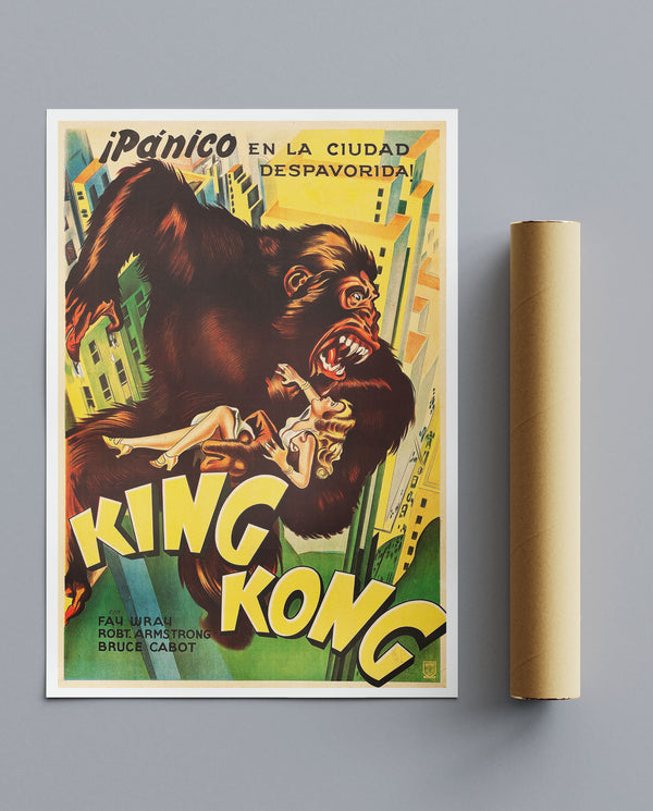 Vintage Movie Print King Kong No3