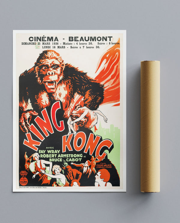 Vintage Movie Print King Kong No7