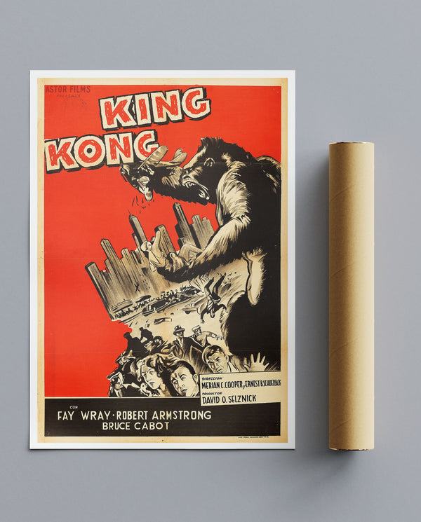 Vintage Movie Print King Kong No9
