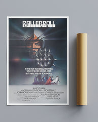Vintage Movie Print Rollerball James Caan