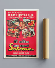 Vintage Movie Print Saboteur