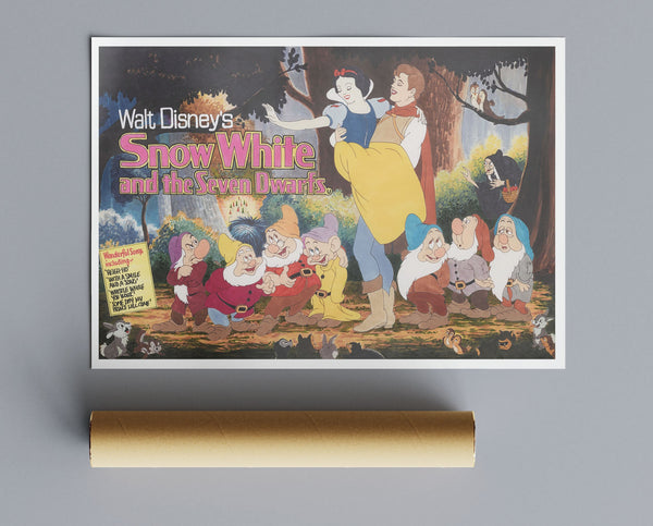 Vintage Movie Print Snow White And The Seven Dwarfs No1