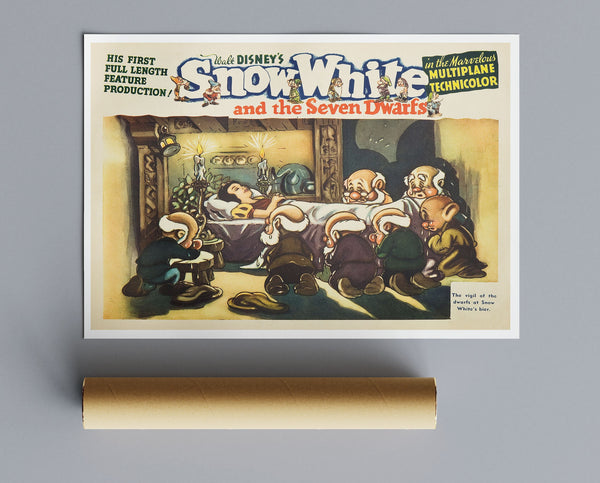 Vintage Movie Print Snow White And The Seven Dwarfs No9