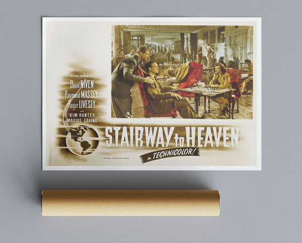 Vintage Movie Print Stairway To Heaven A Matter Of Life And Death