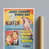 Vintage Movie Print The Man Who Knew Too Much