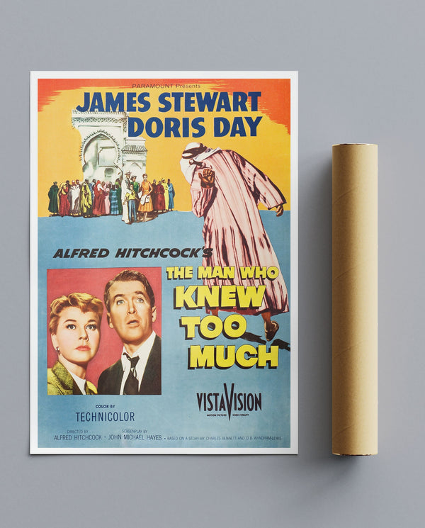 Vintage Movie Print The Man Who Knew Too Much