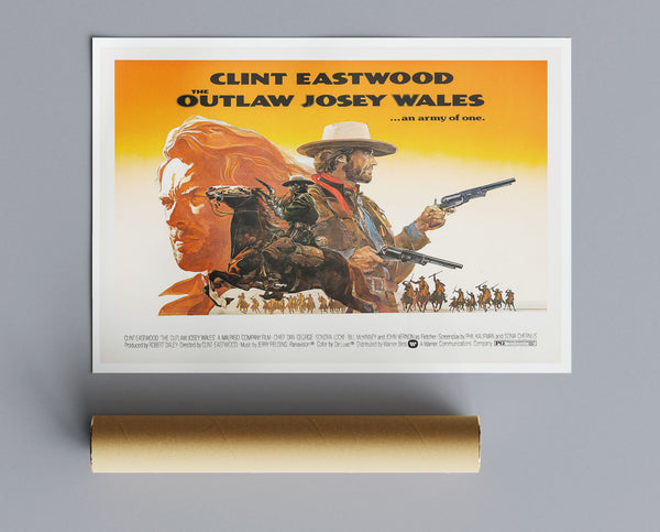 Vintage Movie Print The Outlaw Josey Wales