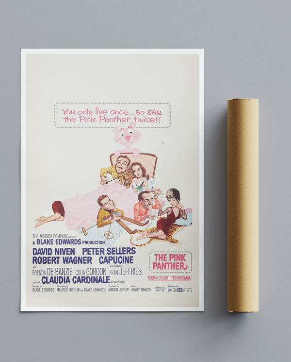 Vintage Movie Print The Pink Panther No1